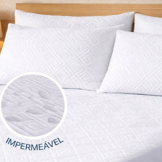 Duas Fronhas Impermeáveis Premium Super Silenciosas