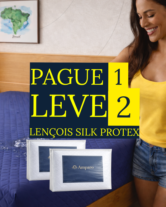 Protetor de Colchão Impermeável - Pague 1 Leve 2