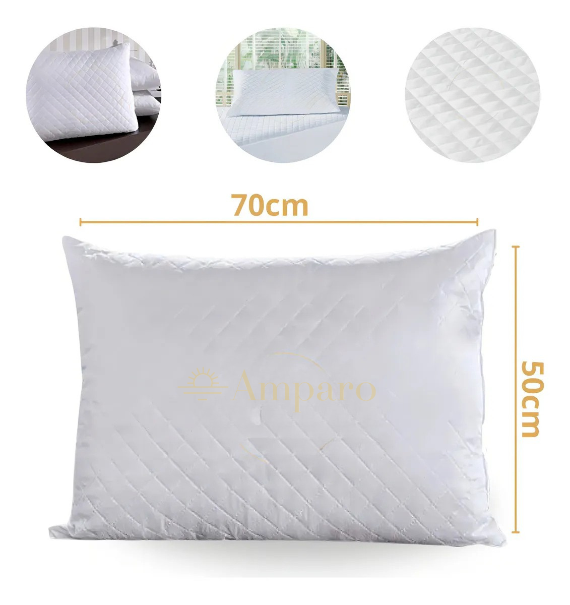 Duas Fronhas Impermeáveis Premium Super Silenciosas