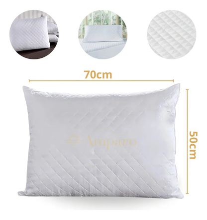 Duas Fronhas Impermeáveis Premium Super Silenciosas